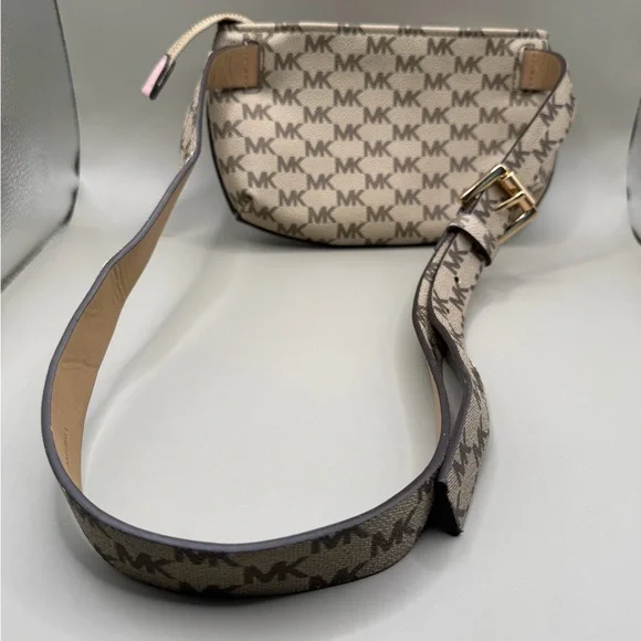 Michael Kors Brown And Pink Logo Belt Bag L/XL - Picture 3 of 9